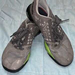 Reebok Gray and Lime Boys CrossFit Shoes